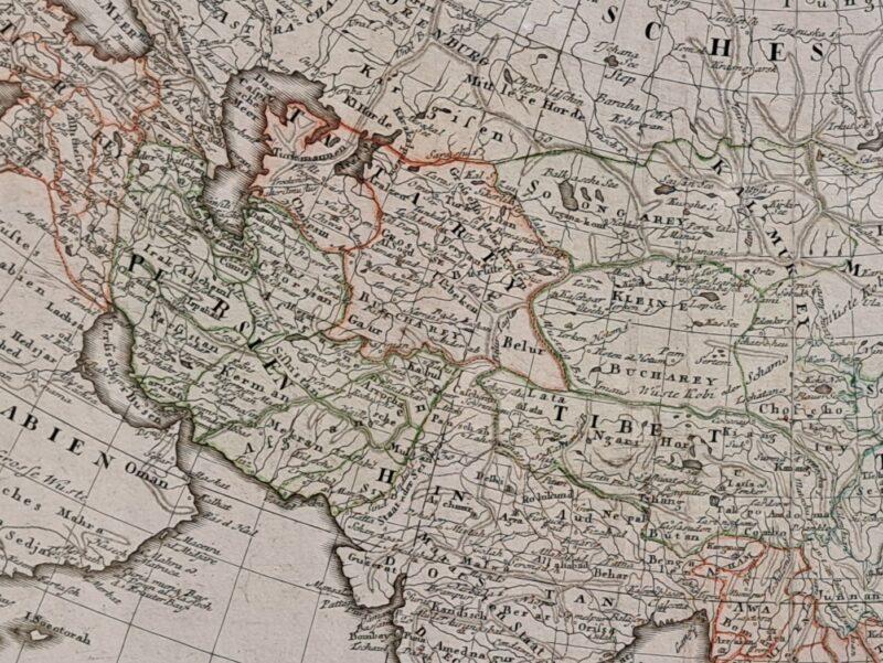 Фрагмент карты 1793 года Ф.Г. Дюссефельда