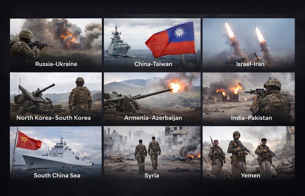 Мир на грани: Топ-10 конфликтов, которые могут перерасти в большую войну