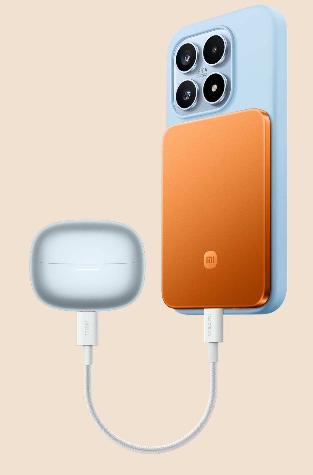 Xiaomi UltraThin Magnetic Power Bank 5000 15 Вт