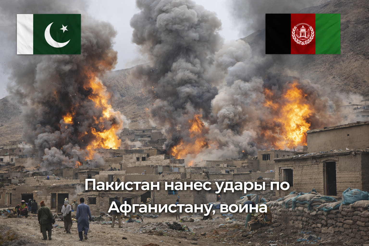 Пакистан начал открытую войну в Афганистане: удары по Кабулу и городам Талибов