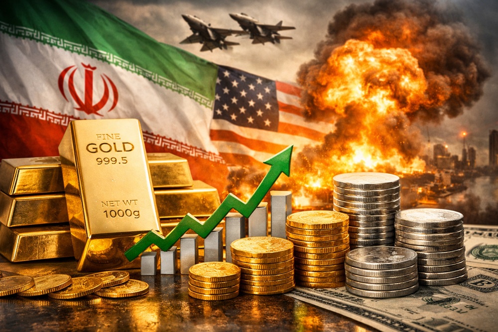 Цена золота сегодня выросла после атаки Ирана