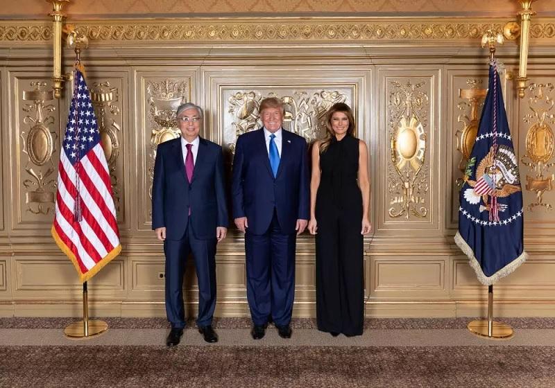 Токаев и чета Трампов
