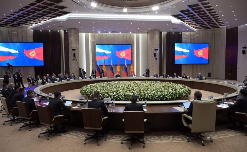 Путин в Бишкеке
