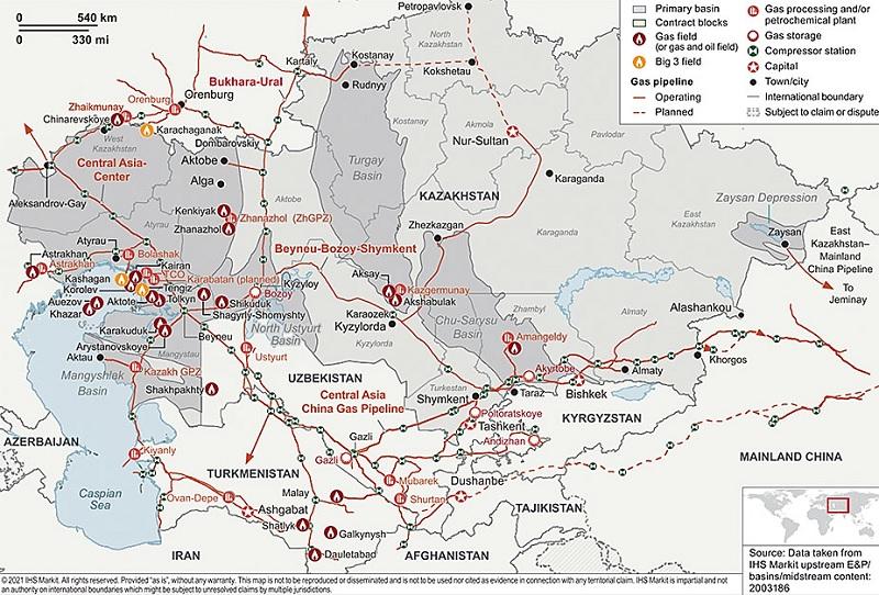сеть газопроводов