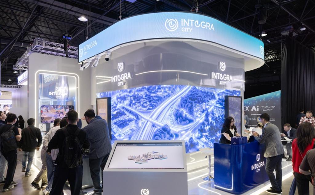 Фото: экспозиция INTEGRA CITY, международная выставка и конференция GITEX AI KAZAKHSTAN