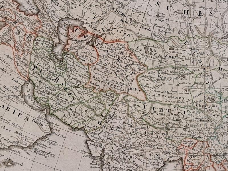 Excerpt from the 1793 map by F.G. Güsselfeld
