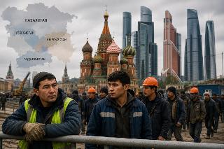 Мигранты из ЦА в России