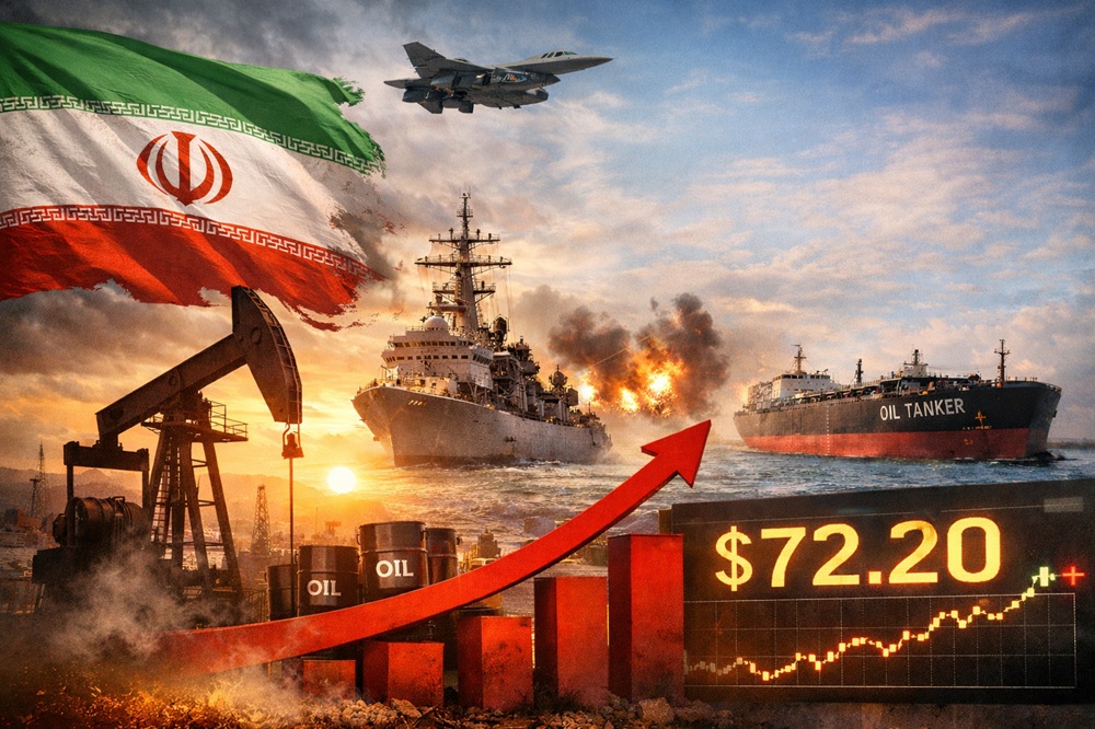 Цена нефти Brent растёт на фоне риска войны с Ираном