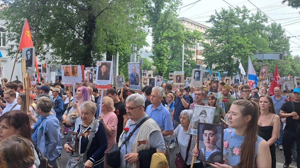 Бессмертный полк в Алматы