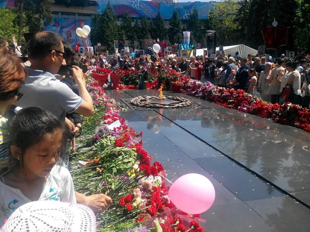 9 мая в Алматы