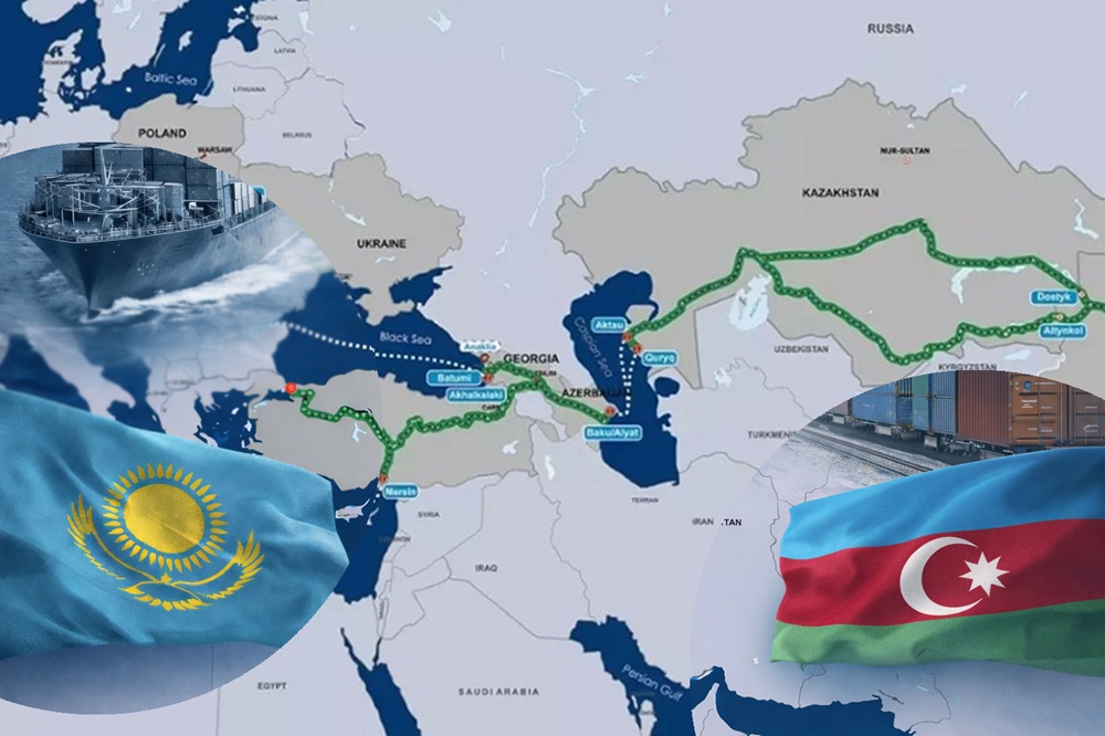 Срединный коридор: Казахстан и Азербайджан усиливают ТМТМ